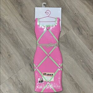 Fit Shape Pink and Green Women's Dress Form